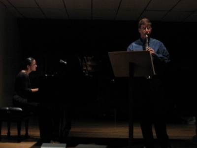 Dr. Krebs performing a recital in Costa Rica