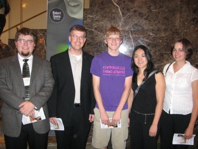 Truman clarinetists and Dr. Krebs at the 2006 International ClarinetFest in Atlanta, GA