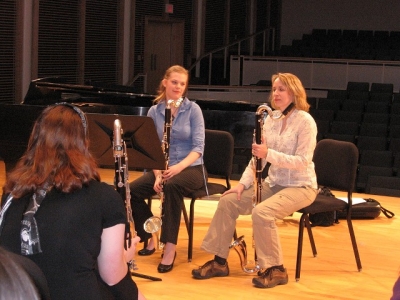 Bass clarinet master class with guest artist Linda Phipps