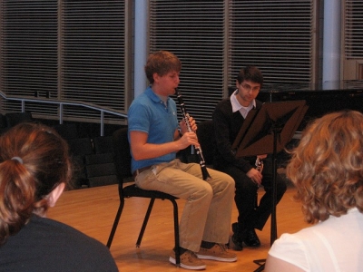 Master class with guest clarinetist Boris Allakhverdyan from the Kansas City Symphony