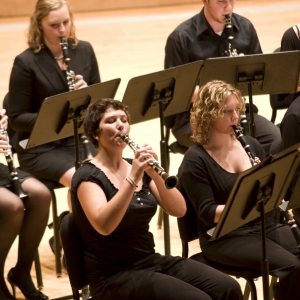Truman Clarinet Choir premiering The Shaman Speaks by Vivian Fung (2009)