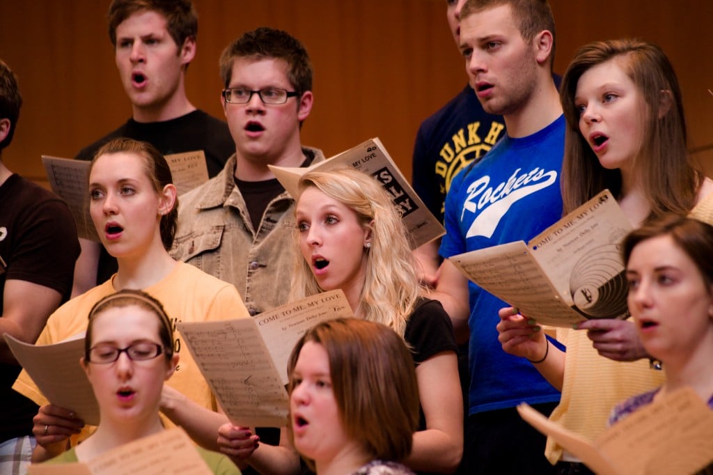 Choral students