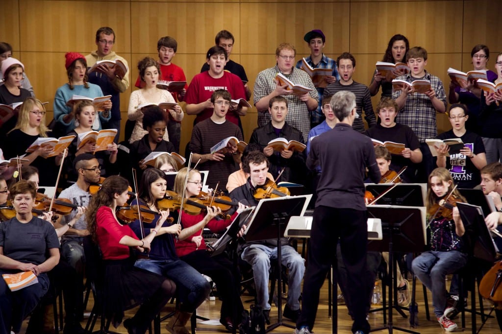 Choral students