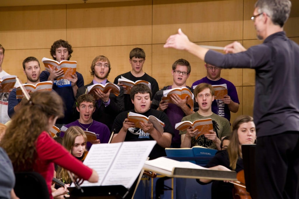 Choral students