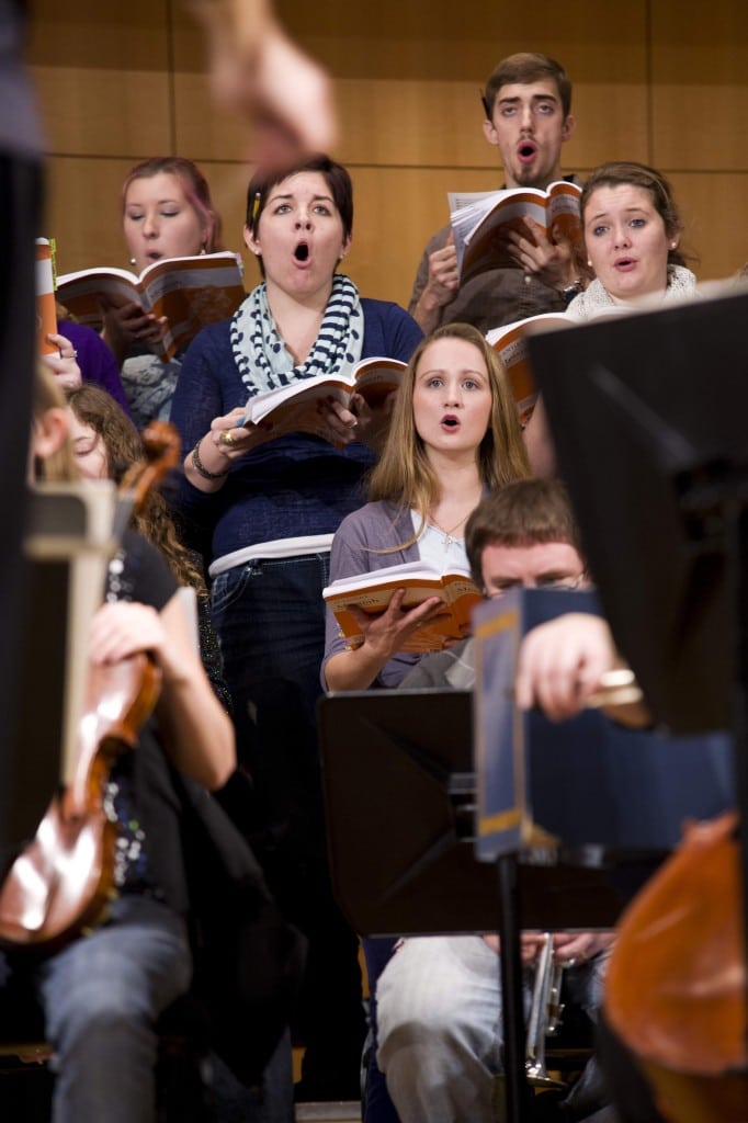 Choral students