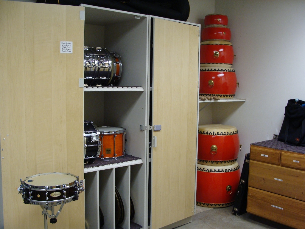 Percussion practice rooms