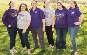 Sheila Garlock and students