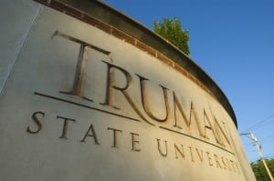 Truman State University sign