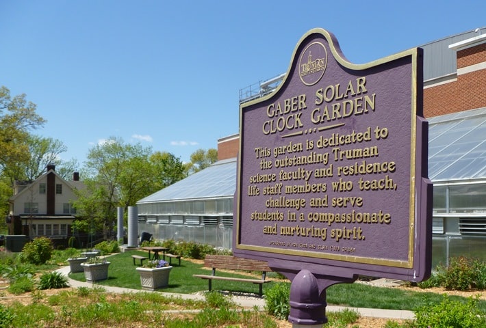 Gaber Solar Clock Garden Sign