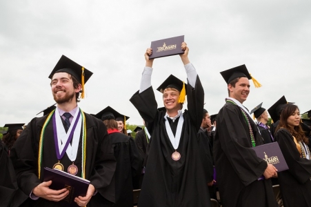Celebrating the successful pursuit of a hard-earned degree Celebrating the successful pursuit of a hard-earned degree