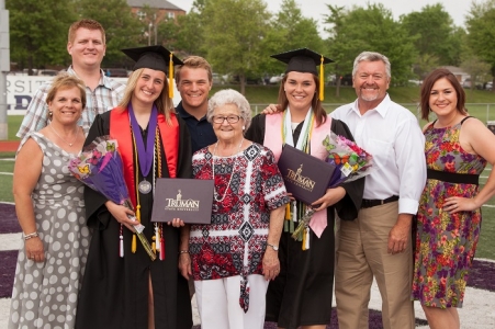 One Commencement Ceremony, two graduates One Commencement Ceremony, two graduates