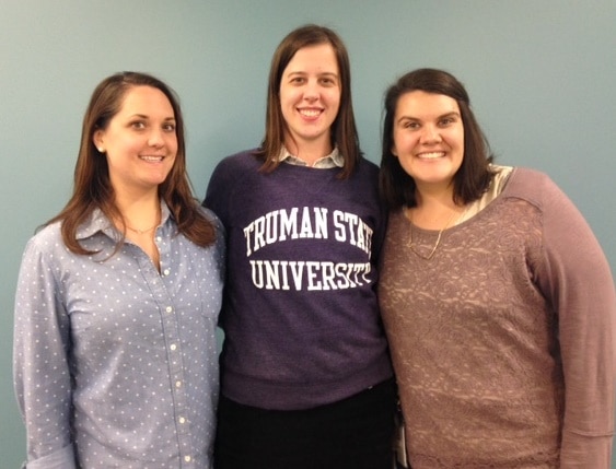 Left to right: Bethany Goldammer, Emily Randall, Nina Pulatie