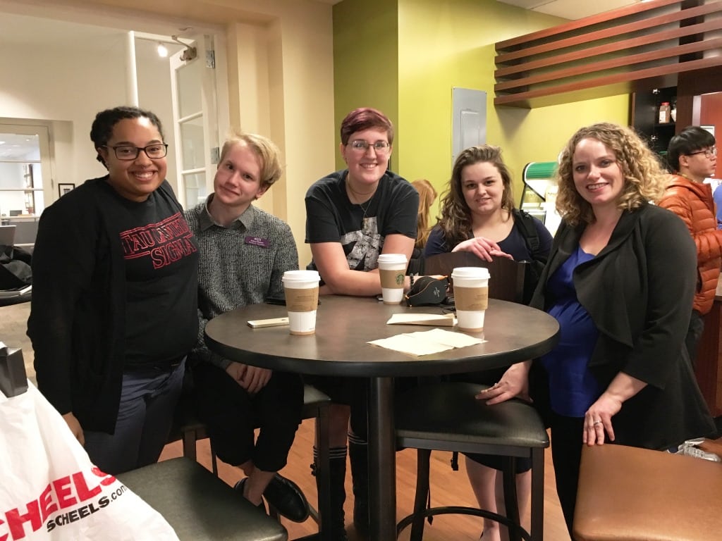 Dr. Jasmine Cloud with students