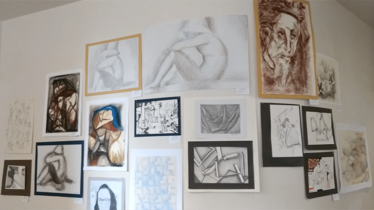 KHS art exhibit in OP