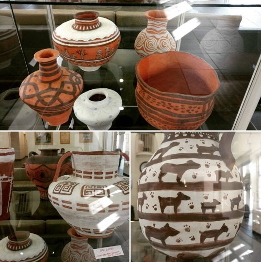 Making vases to resemble ancient pots