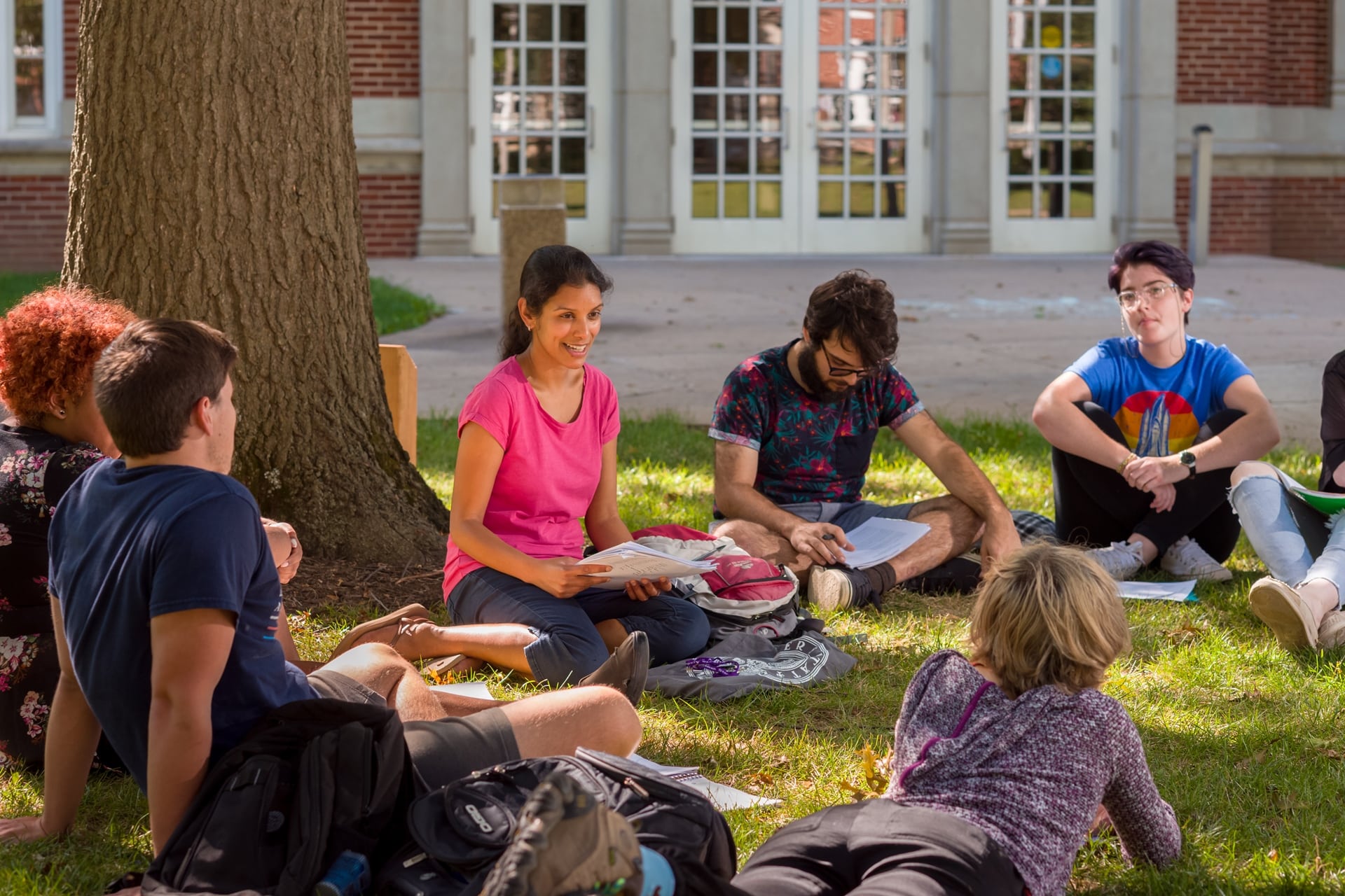 BK African Languages Class On Quad 3