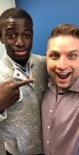 Phillip Campbell with a friend