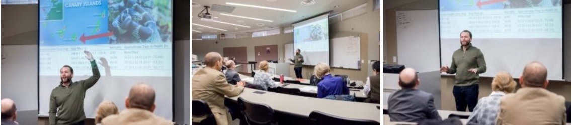 Jake giving his 3MT presentation