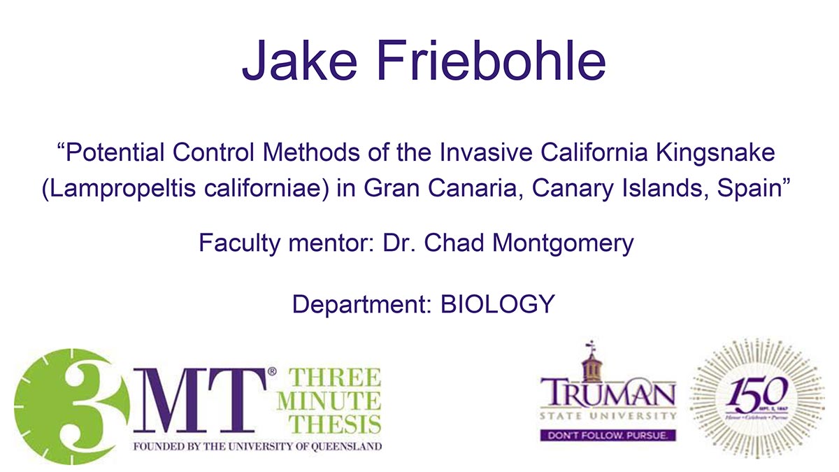 Jake's 3MT presentation