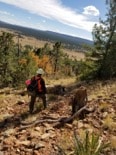 John Topi on a hike