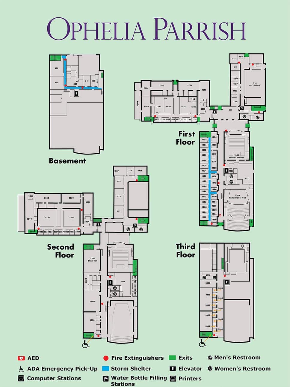 Ophelia Parrish Floor Plans