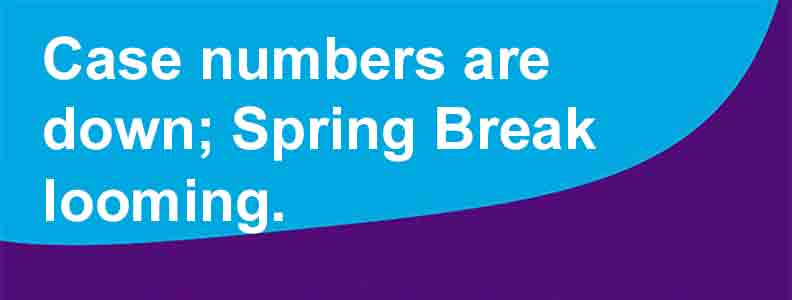 02-17-2021-Case-numbers-are-down-spring-break-looming