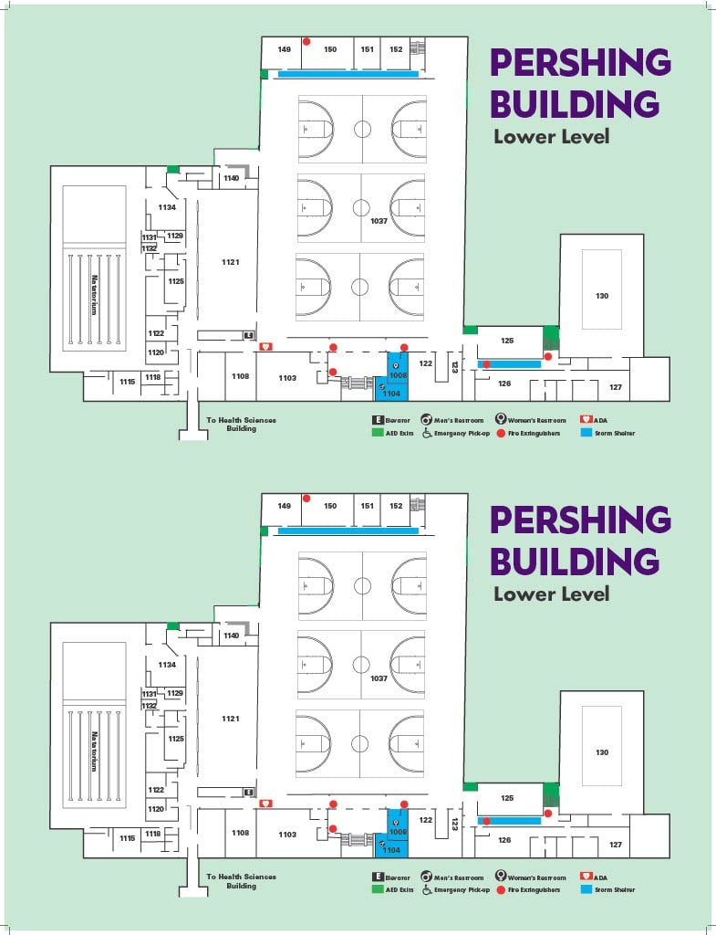 Pershing Building Floor Plans