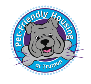 Truman State University Residence Life Pet Friendly Housing Badge